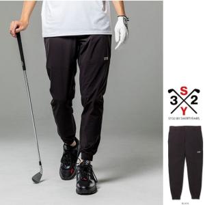 SY32 by SWEET YEARS★GOLF SYG-23S21 STRETCH RIP PANTS ストレッチ リップ ロングパンツ Color:BLACK(ブラック)｜angland