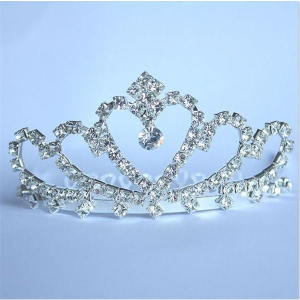 子供ドレス　ティアラ　ヘアアクセサリー　ドレス髪飾り　結婚式 　ピアノ　発表会　二次会　パーディー髪...