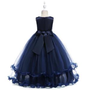 セール子供ドレス ピアノ発表会 ロング子ども服...の詳細画像2