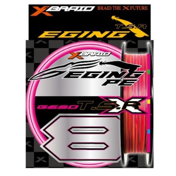 YGK Xブレイド エギング用PEライン GESO(ゲソ) T.S.R X8 150m 1号 新蛍光...