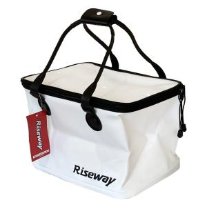 ライズウェイ(Riseway) 磯釣り UEV-043 折りたたみバッカン (フタ付き) 36cm ホワイト [5]