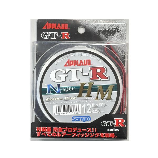 サンヨーナイロン APPLAUD GT-R Nスペック HM 600m 12lb ナチュラルクリア ...