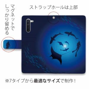 Android スマホケース 手帳型 らくらく...の詳細画像1