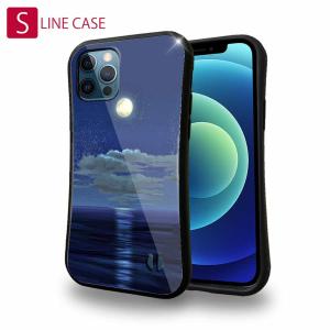 S-LINE ケース iPhoneSE(第三世代) iPhone13 Pro Max Xperia 5 III Xperia 10 III Pixel 5a sense6 星 星空 宇宙 月明かりの道｜anglers-case