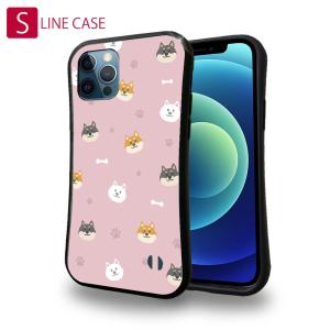 S-LINE ケース iPhone17e iPhone16e iPhone13 Pro Max Xperia 5 III AQUOS sense6 柴犬いっぱい(wakat)