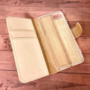 ヌメ革 本革 スマホケース 手帳型 iPhon...の詳細画像3