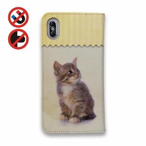 スマホケース 手帳型 かわいい 猫 雑貨 iP...の詳細画像2