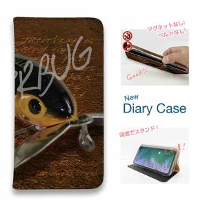 スマホケース 手帳型 釣り ルアー 魚 iPhone15 Pro Max iPhne14 13 mini Xperia 10 V Galaxy AQUOS Pixel7a Jitterbug ジッターバグ｜Angler s Case アングラーズケース