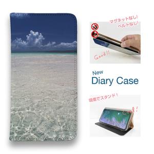 スマホケース 手帳型 かわいい iPhone15 Pro Max iPhne14 13 mini Xperia 10 V Galaxy AQUOS Pixel8a 海の風景 夏の海｜anglers-case