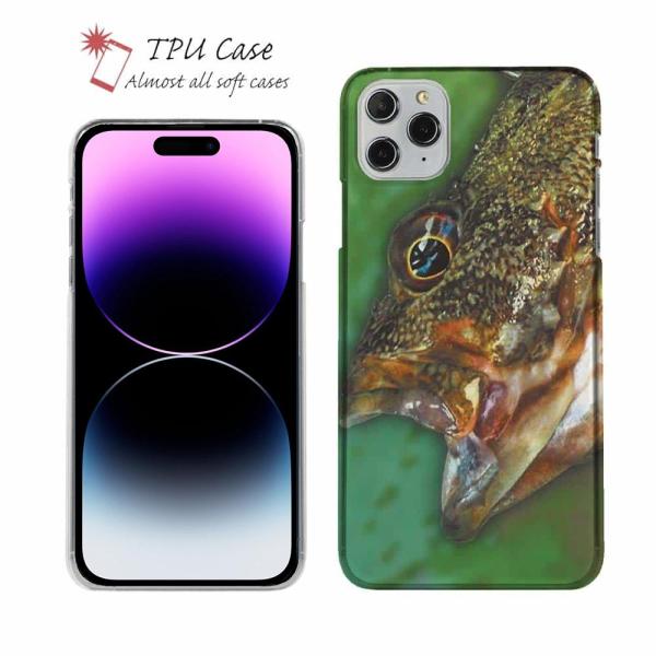 スマホケース ソフトケース TPU カサゴ 魚 釣り ルアー iPhone15 Pro Max 14...