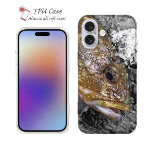 スマホケース ソフトケース TPU マーブルドロックフィッシュ カサゴ 魚 釣り ルアー iPhon...