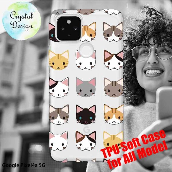 Google Pixel4a 5G スマホケース TPU ストラップ 透明 クリアケース グーグル ...