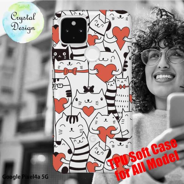 Google Pixel4a 5G スマホケース TPU ストラップ 透明 クリアケース グーグル ...