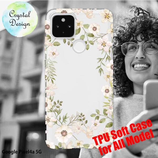 Google Pixel4a 5G スマホケース TPU ストラップ 透明 クリアケース グーグル ...