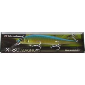 メガバス X-80 MAGNUM/12 GLX LAPIS BLUE GB　シーバス・ソルトミノー メール便OK｜anglers-sarai