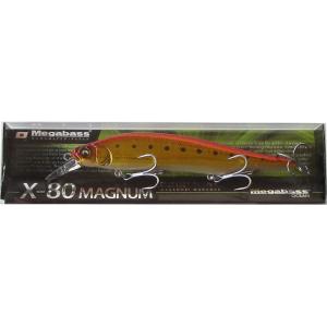 メガバス X-80 MAGNUM/13 GLX AKAKIN IWASHI シーバス ソルトミノー メール便OK