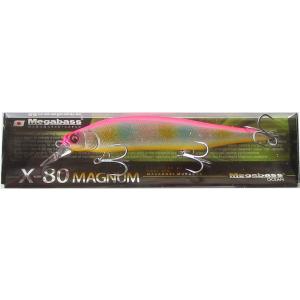 メガバス X-80 MAGNUM/17 GLX RAINBOW PB シーバス ソルトミノー メール便OK