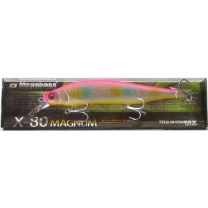 メガバス X-80 MAGNUM/17 GLX RAINBOW PB　シーバス・ソルトミノー メール便OK｜anglers-sarai