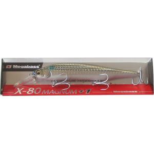 メガバス X-80 MAGNUM +1/02 GG BORA　シーバス・ソルトミノー メール便OK｜anglers-sarai