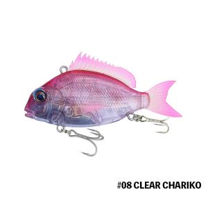 リトルジャック チャリコム 65mm　#08 クリアーチャリコ　メール便OK｜anglers-sarai