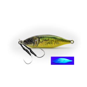 リトルジャック メタル アディクトtype06-30g/#05 REAL GREEN GOLD UV シーバス 青物 ショアジギング