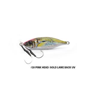 リトルジャック メタル アディクトtype06-40g/#10 PINK HEAD /GOLD LAME BACK UV シーバス 青物 ショアジギング