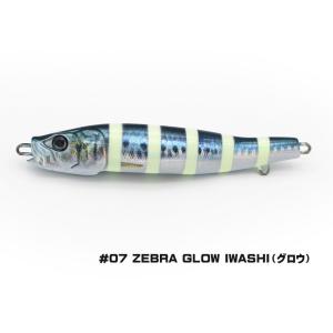 リトルジャック メタル アディクト タイプ 04-150g/#07 ZEBRA GLOW IWASHI　オフショアジギング
