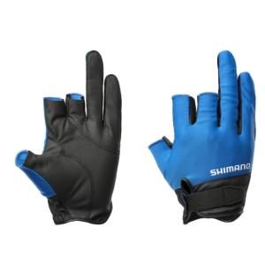 シマノ (Shimano)  GL-008Y ブルー  Mサイズ  ベーシック グローブ 3