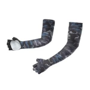 シマノ（SHIMANO） SUN PROTECTION グローブ・ロング GL-047Q カモ 鮎