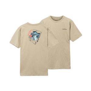 シマノ (Shimano) SH-003V ベージュ Mサイズ オーガニックコットン グラフィック Tシャツの商品画像