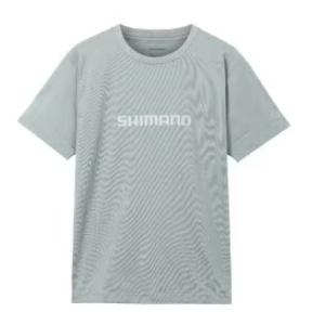 シマノ (Shimano) SH-021W グレー Mサイズ ドライロゴTシャツ ショートスリーブ｜anglersweb