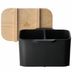 ロゴス (LOGOS) 仕切おでん土鍋 (木葢付) (No. 81062206