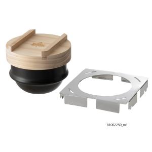 ロゴス (LOGOS) 仕切おでん土鍋 (木葢付) (No. 81062206