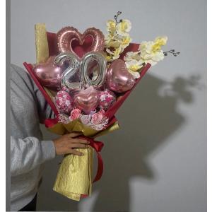 OPENバルーンアレンジDX（ビタミンカラー） : アニバーサリーギフト