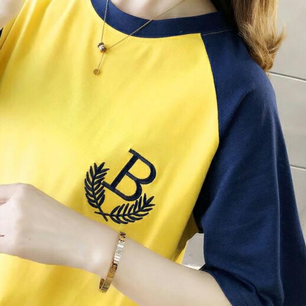 【送料無料】30%off ラグランTシャツ　イエロー　ライトブルー　犬　猫　お揃い　ペア　飼い主　大...