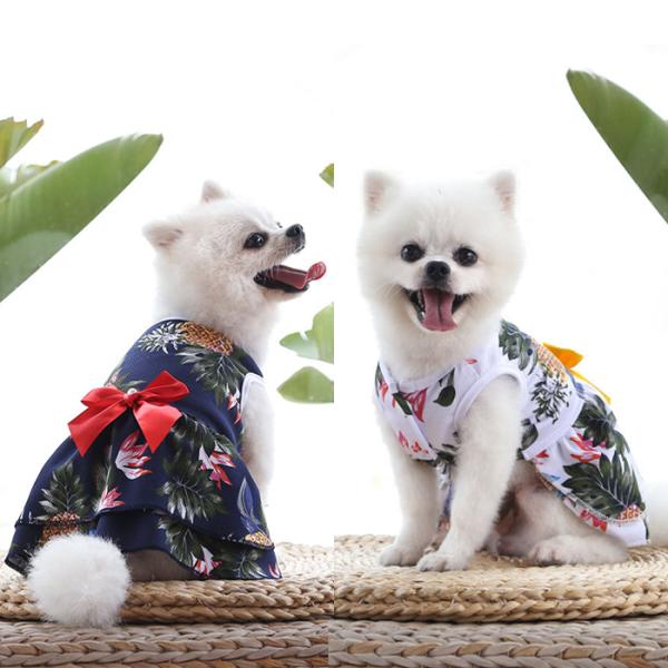 【送料無料】50％off ペットウェア ドック キャット 犬 猫 服 小型犬 ベビー アロハ ハワイ...