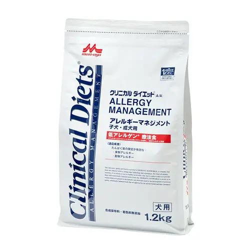 森乳サンワールド クリニカルダイエット アレルギーマネジメント 子犬・成犬用 1.2kg