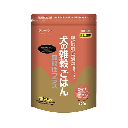 アニマル・ワン 犬の雑穀ごはん 機能性ライト（チキン） 800g