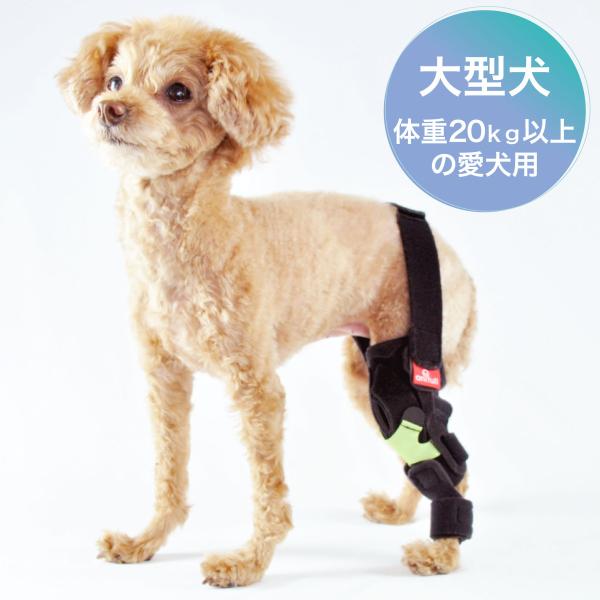 オーダーメイド 犬用膝サポーター 前十字靭帯用 大型犬用 (体重20kg以上) 固定 制限 底屈 背...
