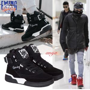 【送料/関税込】Ewing 33 Hi/パトリック ユーイング アスレチックス/PATRICK EWING ATHLETICS/ブラック スエード/ハイカット スニーカー バッシュ/1EW90013-018