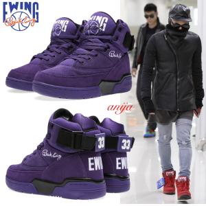 【送料/関税込】Ewing 33 Hi / パトリック ユーイング アスレチックス / PATRICK EWING ATHLETICS / スエード / パープル ハイカット スニーカー / 1EW90013-502