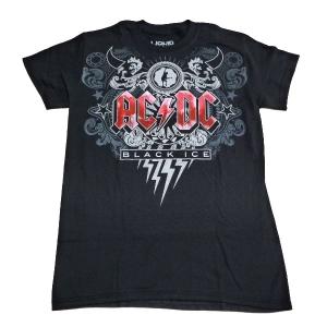 AC/DC エーシーディーシー BLACK ICE MENS SOFT TEE オフィシャル バンドTシャツ 1梱包2枚までメール便対応可｜animal-rock