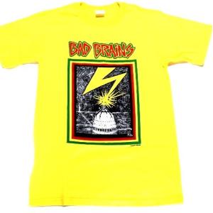 【メール便対応可】BAD BRAINS バッドブレインズ  CAPITOL YELLOW  オフィシャル バンドTシャツ｜animal-rock