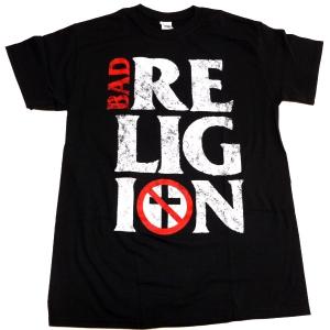 BAD RELIGION　バッドレリジョン STACKED LOGO オフィシャル バンドTシャツ【2枚までメール便対応可】【正規ライセンス品】｜animal-rock