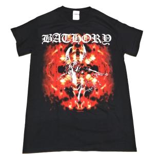 【メール便対応可】BATHORY バソリー  FIRE GOAT  オフィシャル バンドTシャツ｜animal-rock