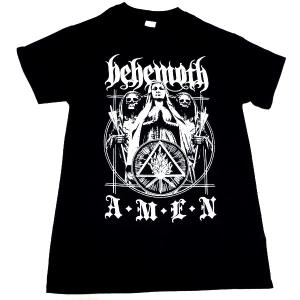 BEHEMOTH ベヒモス (ベヒーモス) AMEN オフィシャル バンドTシャツ / 2枚までメール便対応可｜animal-rock