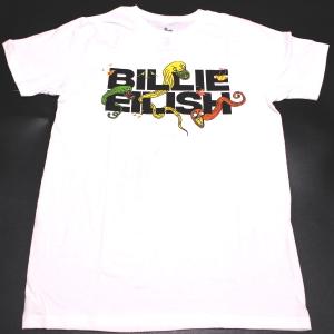 BILLIE EILISH ビリー・アイリッシュ LOGO MENS T-SHIRT オフィシャル バンドTシャツ / 2枚までメール便対応可