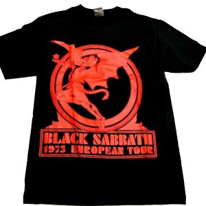 BLACK SABBATH ブラックサバス  EUROPE 75  オフィシャル バンドTシャツ｜animal-rock