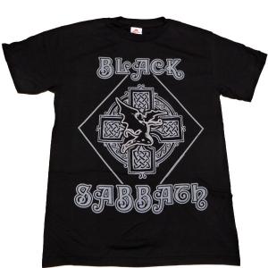 BLACK SABBATH  ブラックサバス  FALLEN ANGEL LOGO  オフィシャル バンドTシャツ｜animal-rock