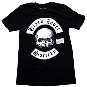 BLACK LABEL SOCIETY ブラックレーベルソサイアティ SKULL LOGO オフィシャル バンドTシャツ｜animal-rock